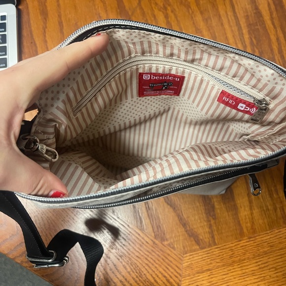 Medium tan over the shoulder bag- NEVER USED - Picture 3 of 4